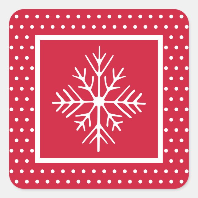 Snowflake  Stickers (Front)