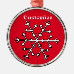 Snowflake Thunder_Cove Metal Ornament