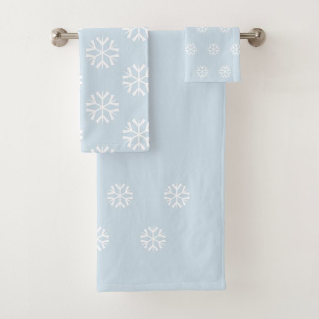 "Snowflake" Towel Set (Insitu)