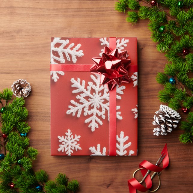 Snowflake Treasure Wrapping Paper (Holiday Gift)