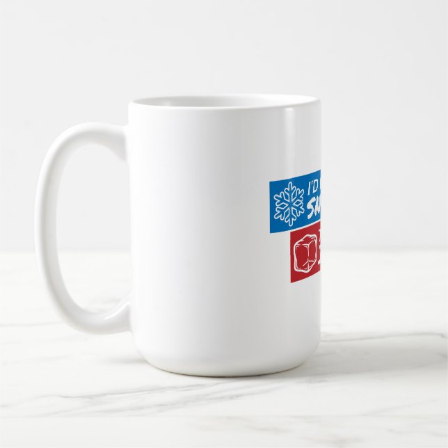 Snowflake vs Icehole Coffee Mug (Left)