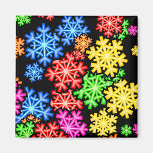 Snowflake Wallpaper Magnet