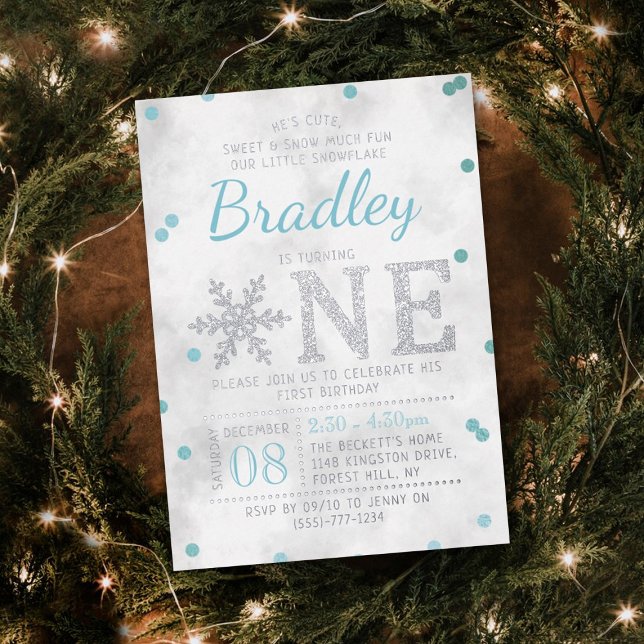 Snowflake Winter 1st Birthday Real (Creator Uploaded)