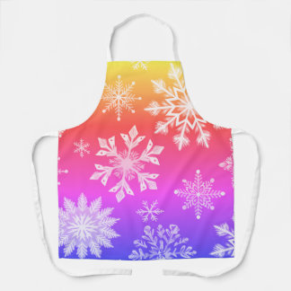 Snowflake Winter Apron - Holiday Cooking & Baking