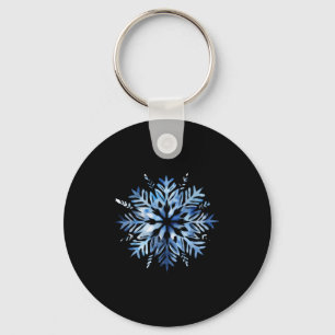 Snowflake Winter Christmas Matching  Keychain