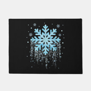 Snowflake Winter Christmas Matching Mens Womens Ki Doormat