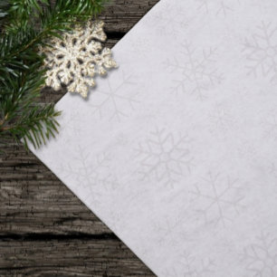 Snowflake Winter Christmas Pattern Tissue Paper