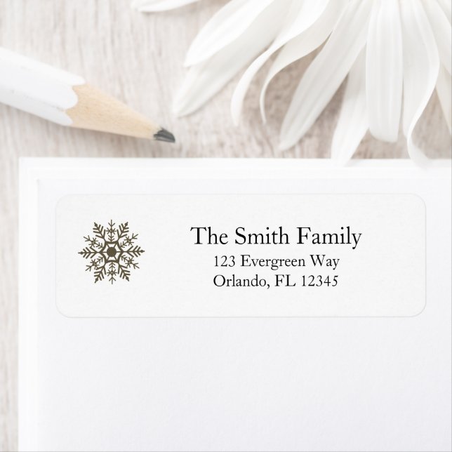 Snowflake Winter Motif Art (Insitu)