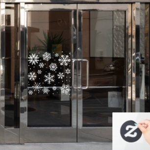 Snowflake winter  window cling