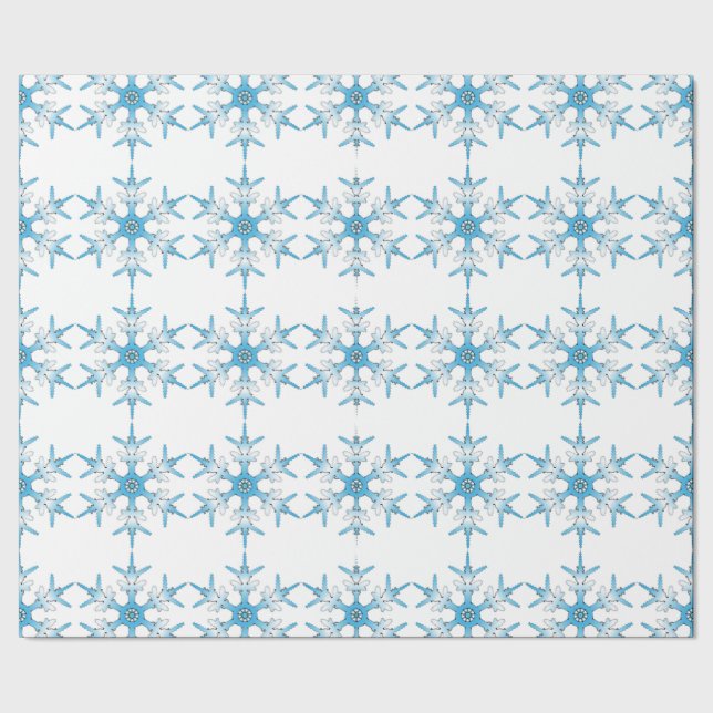 SNOWFLAKE WRAPPING PAPER (Seam)