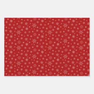 Snowflake wrapping paper