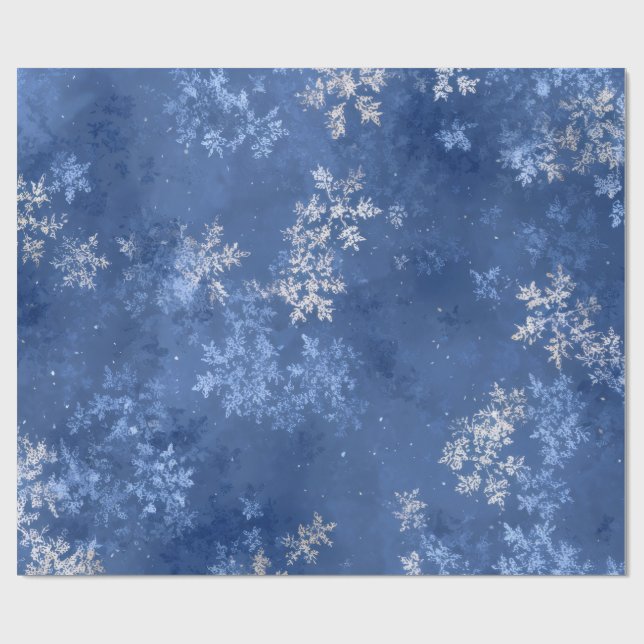 Snowflake Wrapping Paper (Flat)