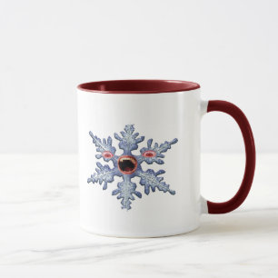 Snowflake Zombie! - 2-sided Ringer Mug