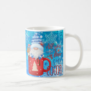 Snowflakes and Hot Cocoa Coffee Mug