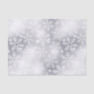Snowflakes and lights tissue paper