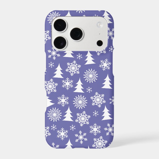 Snowflakes and Pine Trees (Back)