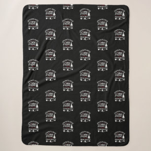 Snowflakes are kisses from Heaven Sherpa Blanket