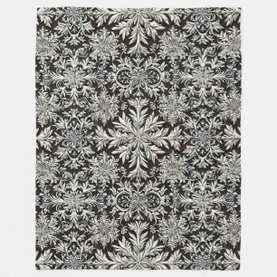 Snowflakes art fleece blanket
