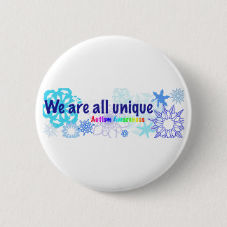 snowflakes_autism 2 inch round button