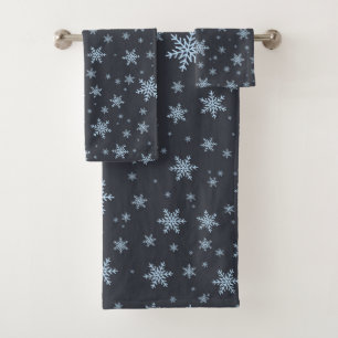 Snowflakes Bath Towel Set