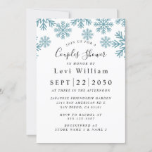 Snowflakes Bridal Shower