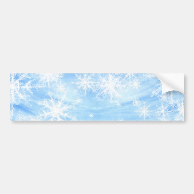 Snowflakes Bumper Sticker (Front)