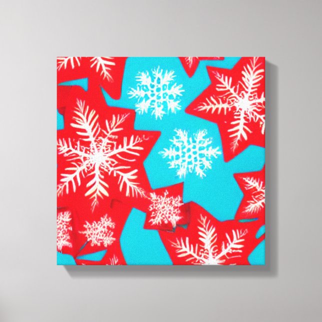 Snowflakes Canvas Print (Front)
