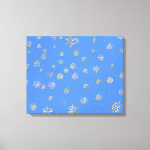 SNOWFLAKES CANVAS PRINT