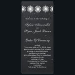 snowflakes chalkboard winter  Wedding program<br><div class="desc">snowflakes chalkboard winter  Wedding program. Matching products also available</div>