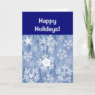Snowflakes Christmas Card