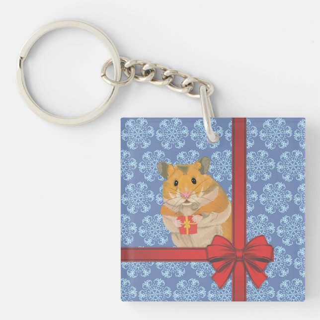 Snowflakes Christmas Hamster (Devant)