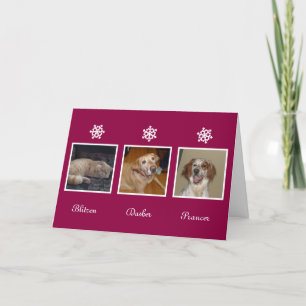 Snowflakes Christmas holiday story custom photo