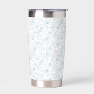 Snowflakes Christmas/winter Insulated Tumbler