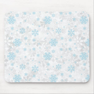 Snowflakes Christmas/winter Mouse Pad