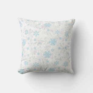 Snowflakes Christmas/winter Throw Pillow