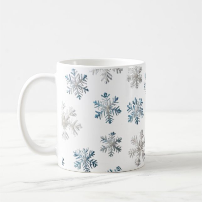 SNOWFLAKES COFFEE MUG (Left)