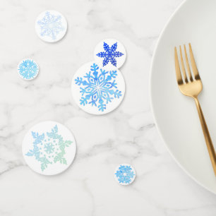 snowflakes confetti