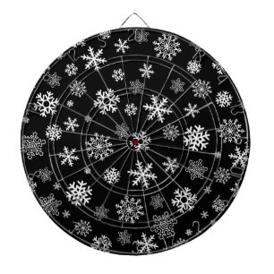 Snowflakes - customize with your favourite colour dartboard