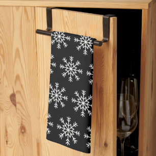 Snowflakes de Noël Serviette de cuisine