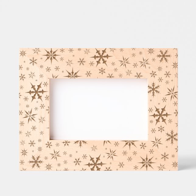 Snowflakes Design Etched Frames (Front)