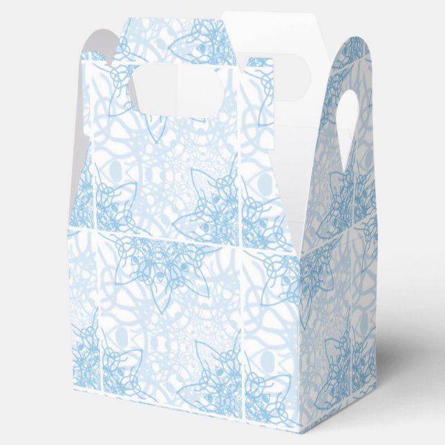 Snowflakes Fall Favor Box (Opened)