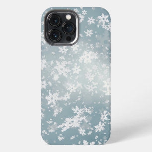 Snowflakes falling Winter Background iPhone 13 Pro Max Case