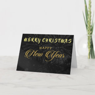 SNOWFLAKES, FAMILY, FRIENS IT'S CHRISTMAS FOR SURE HOLIDAY CARD