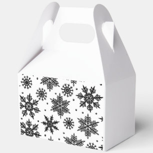 snowflakes favor box