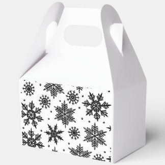 snowflakes favor box