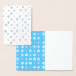 Snowflakes Foil Card