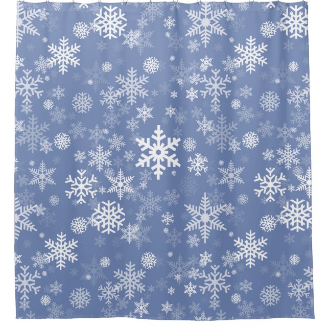 Snowflakes Graphic Customize Colour Background on (Front)