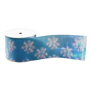 Snowflakes Grosgrain Ribbon