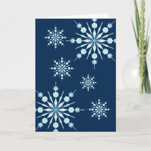 Snowflakes Holiday Card