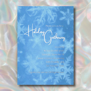 Snowflakes Holiday Party Invitation